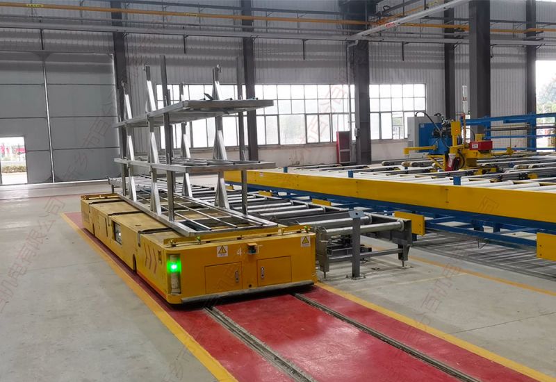 RGV軌道車，可有效提高制造運行效率