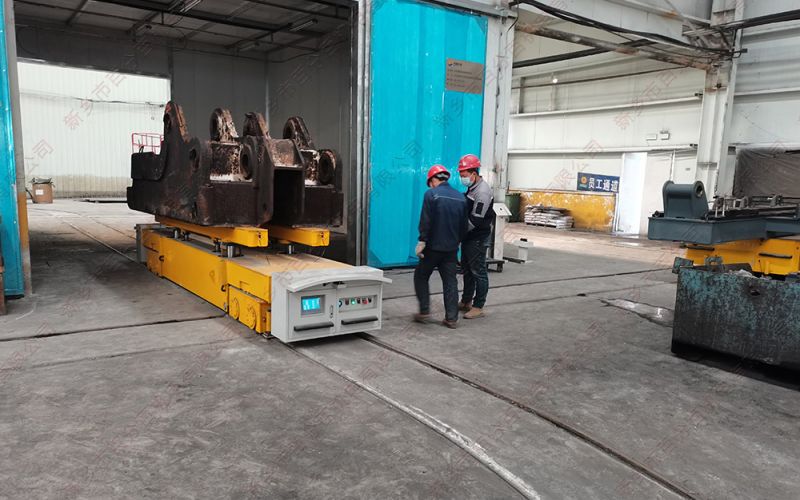 電動(dòng)軌道地平車在噴砂、清洗、噴漆、烘干等噴涂工序中的應(yīng)用