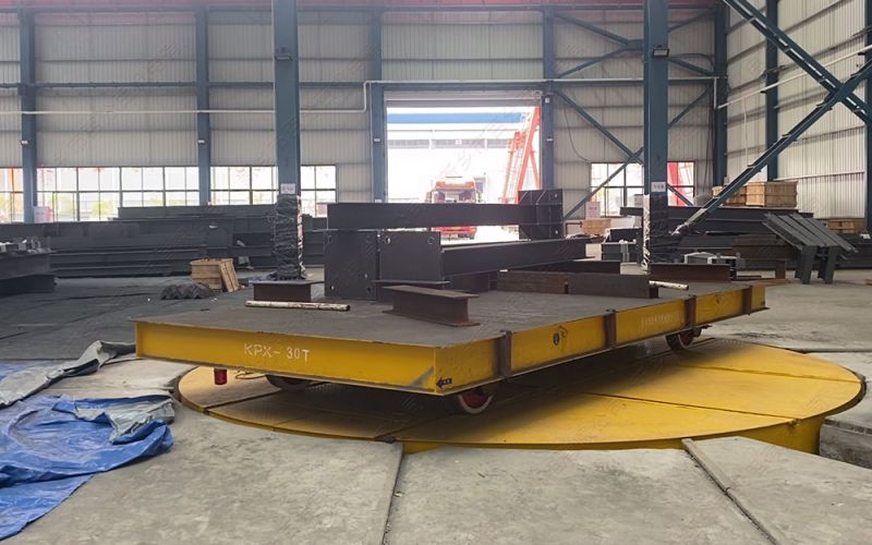 工業(yè)過(guò)跨轉(zhuǎn)運(yùn)場(chǎng)景中，有軌道平板車(chē)優(yōu)勢(shì)明顯