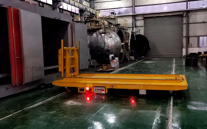 浙江用戶烘干房退火爐配套擺渡式工業(yè)軌道車(chē)