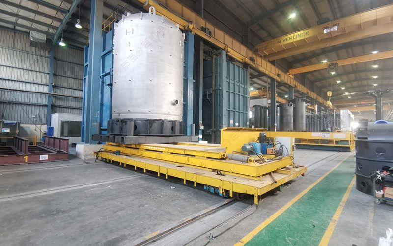 高溫環(huán)境轉運設備配套的電動平車方案