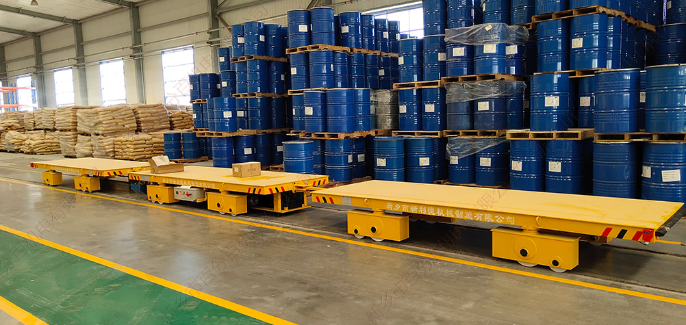 多臺(tái)軌道平車(chē)聯(lián)動(dòng)實(shí)用案例