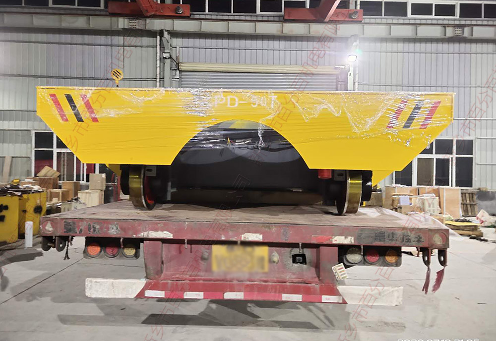 鋼水包清洗軌道平車(chē)3